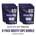 Muzzle® Mouth Tape for Adults (Medium Hold) 6 Pack