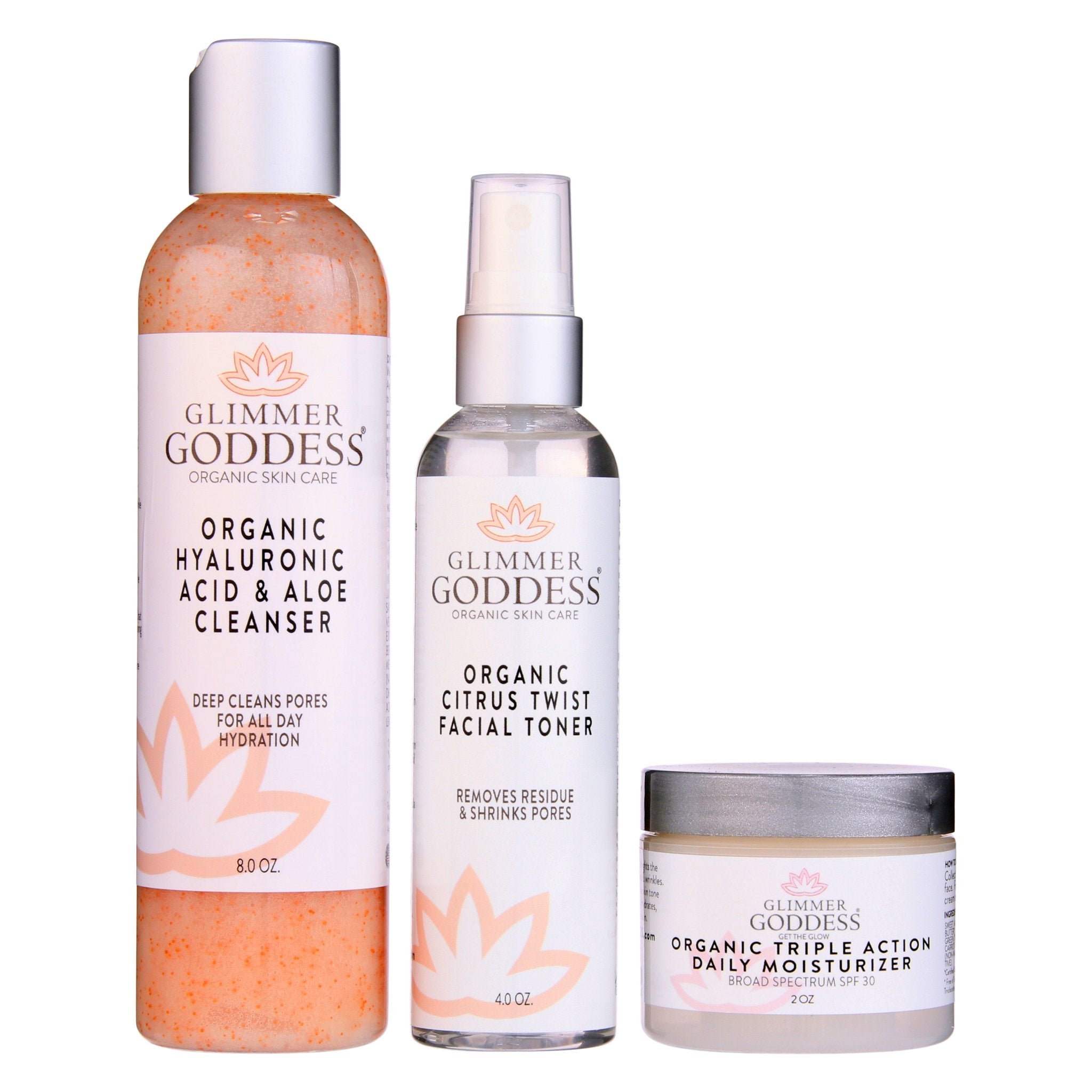 Glimmer Goddess  - Organic 3-Step Anti-Aging Skin Care Routine